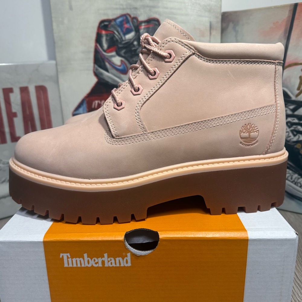 New Timberland Nellie Stonestreet Platform Boots Light Pink 6.5Y/8W, 7Y / 8.5W